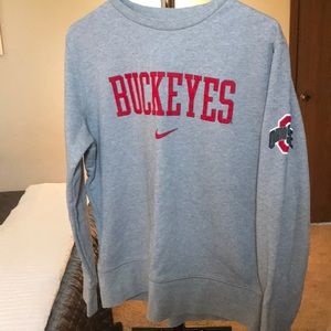 Nike Ohio State University crew neck sweatshirt